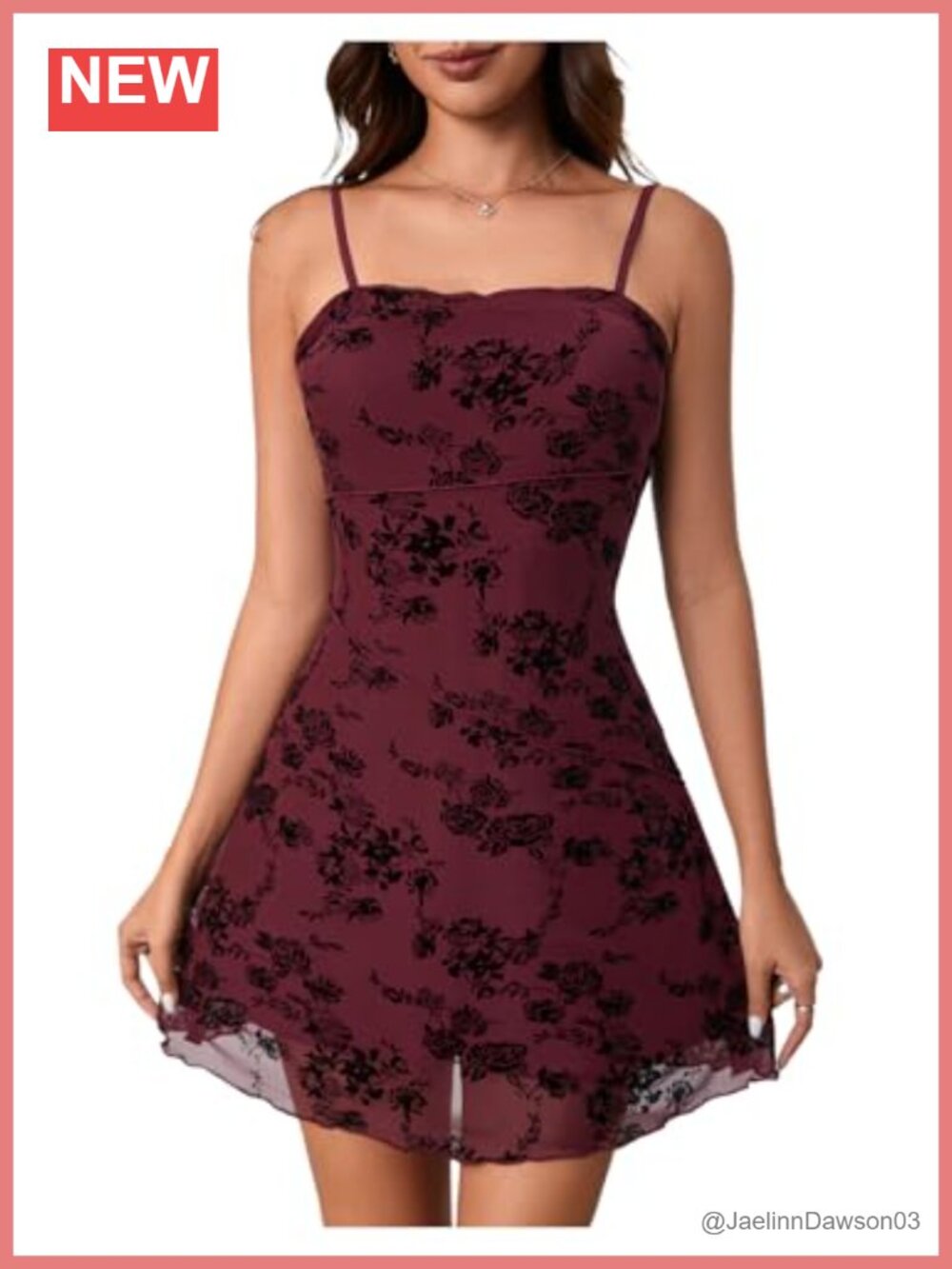 Women's Floral Mesh Mini Dress Spaghetti Strap Open Back Y2K Summer Party